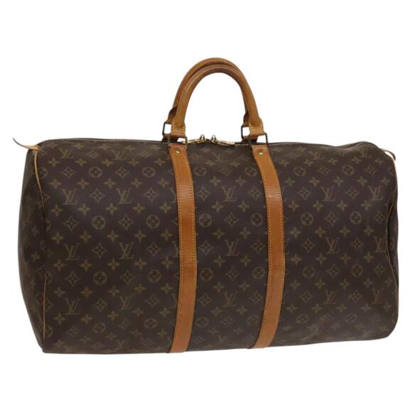 LOUIS VUITTON Monogram Keepall 55 Boston Bag M41424 - Picture 1 of 16